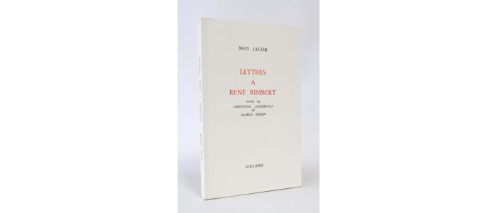 JACOB : Lettres à René Rimbert - Edition Originale - Edition-Originale.com