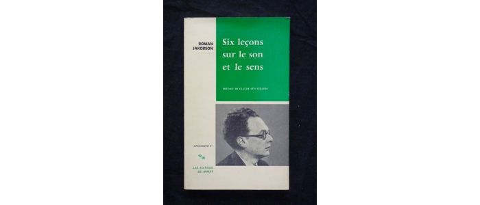 JAKOBSON : Six leçons sur le son et le sens - Erste Ausgabe - Edition-Originale.com