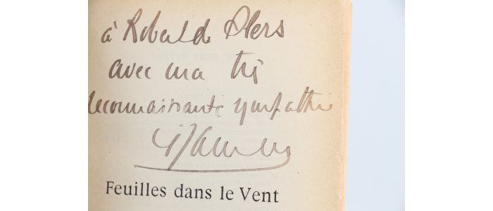 JAMMES : Feuilles dans le Vent - Signed book, First edition - Edition-Originale.com