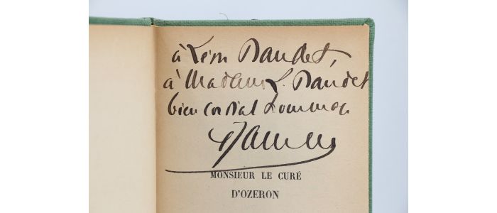 JAMMES : Monsieur le curé d'Ozeron  - Signed book, First edition - Edition-Originale.com