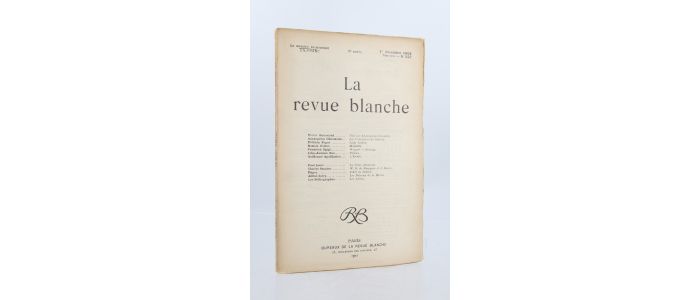 JARRY : Les poteaux de la morale - In La revue blanche N°228 de la 13ème année - Prima edizione - Edition-Originale.com