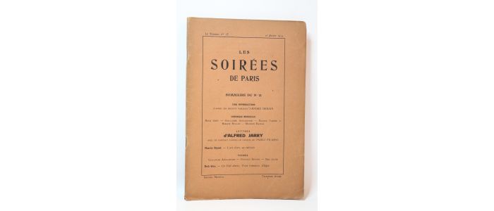 JARRY : Les soirées de Paris N°21 de la 3ème année - Edition Originale - Edition-Originale.com