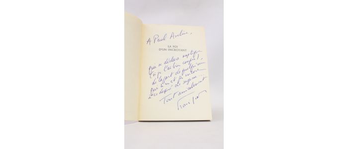 JEANSON : La foi d'un incroyant - Signed book, First edition - Edition-Originale.com