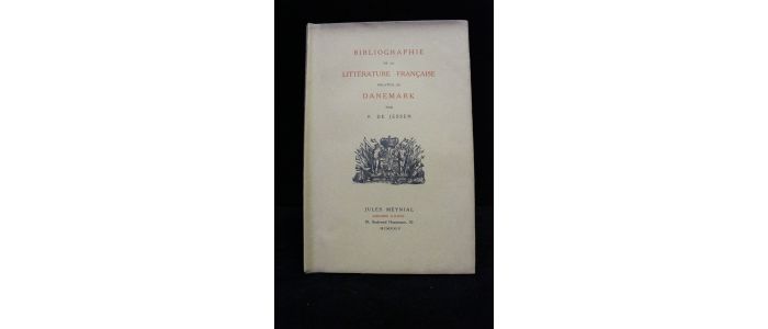 JESSEN : Bibliographie de la littérature française relative au Danemark - Edition Originale - Edition-Originale.com