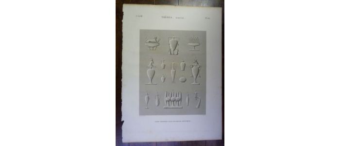 DESCRIPTION DE L'EGYPTE.  Heptanomide. BENY-HASAN. Bas-reliefs et peintures de divers hypogées. (ANTIQUITES, volume III, planche 66) - First edition - Edition-Originale.com