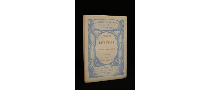 JOUBERT : Lettres à  madame de Vintimille - Prima edizione - Edition-Originale.com