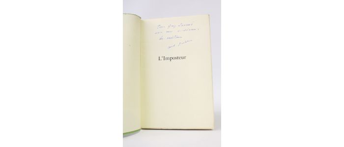 JOUHANDEAU : L'imposteur ou Elise iconoclaste - Signiert, Erste Ausgabe - Edition-Originale.com