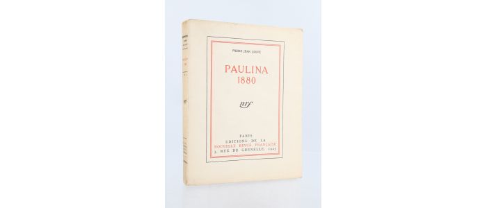 JOUVE : Paulina 1880 - Erste Ausgabe - Edition-Originale.com