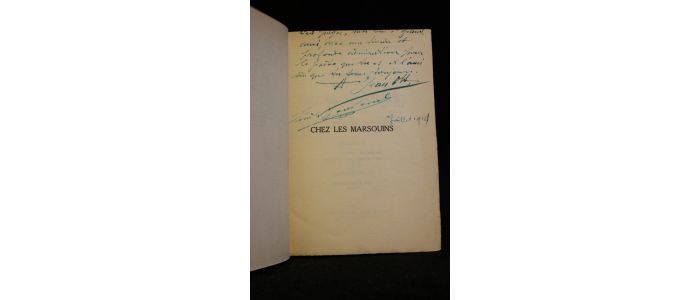 JOUVENEL : Chez les marsouins. Mémoires. - Journal de bord. - Lettres et nouvelles - Signed book, First edition - Edition-Originale.com