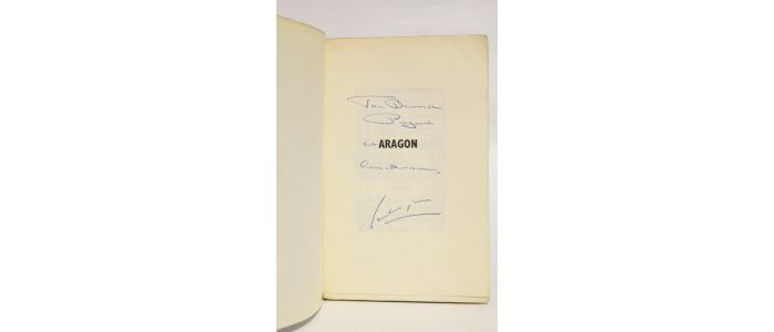 JUIN : Aragon - Autographe, Edition Originale - Edition-Originale.com