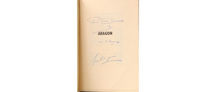 JUIN : Aragon - Signed book, First edition - Edition-Originale.com