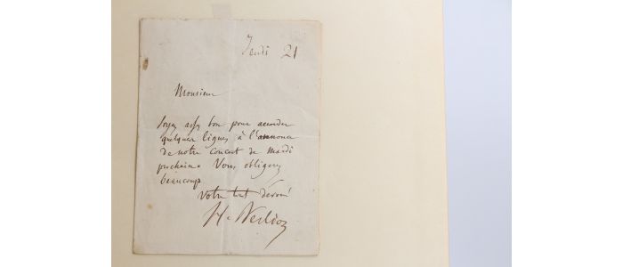 JULLIEN : Hector Berlioz sa vie ses oeuvres - Signiert, Erste Ausgabe - Edition-Originale.com