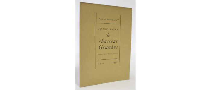 KAFKA : Le chasseur Gracchus - Erste Ausgabe - Edition-Originale.com