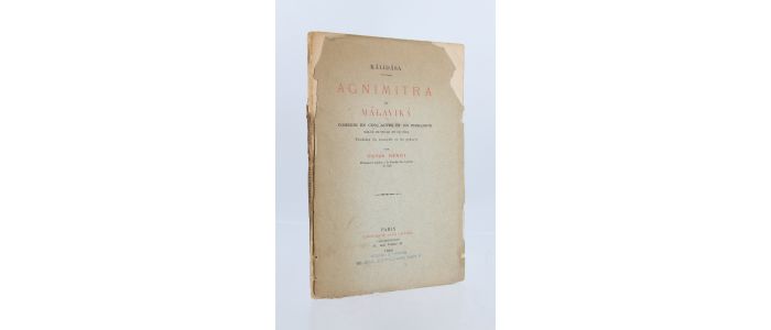 KALIDASA : Agnimitra et mâlavikâ - Prima edizione - Edition-Originale.com