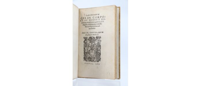 KENTMANN : Calculorum qui in membris hominum innascuntur, genera XII - Erste Ausgabe - Edition-Originale.com