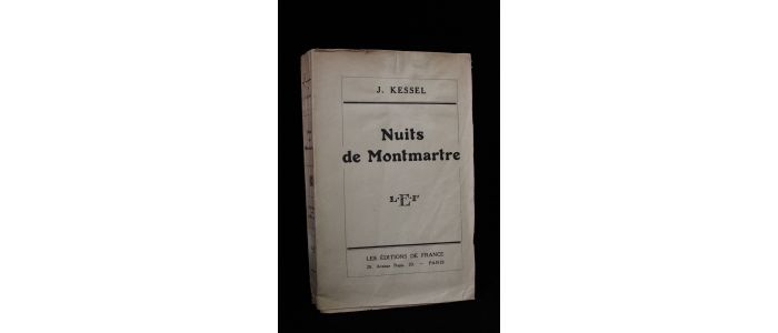 KESSEL : Nuits de Montmartre - Erste Ausgabe - Edition-Originale.com