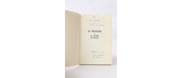 KLOSSOWSKI : Le souffleur ou le théâtre de société - Libro autografato, Prima edizione - Edition-Originale.com