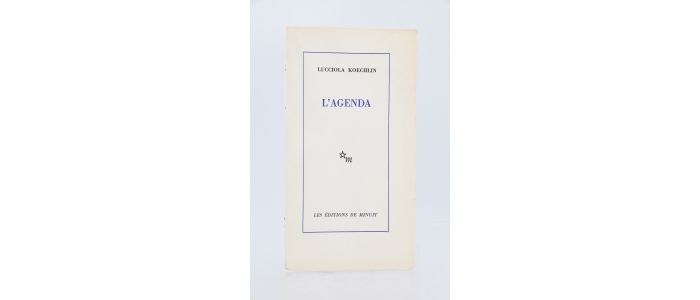 KOECHLIN : L'agenda - First edition - Edition-Originale.com