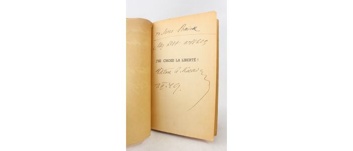 KRAVCHENKO : J'ai choisi la liberté - Signed book, First edition - Edition-Originale.com