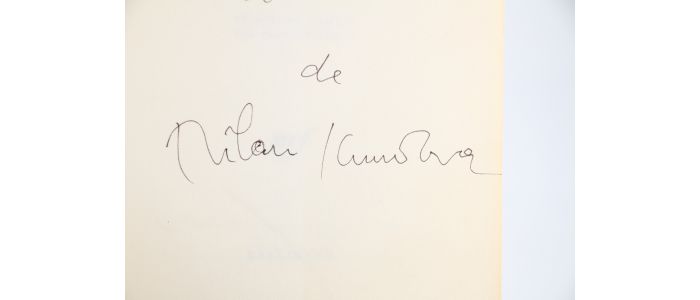 KUNDERA : La Valse aux Adieux - Signed book, First edition - Edition-Originale.com