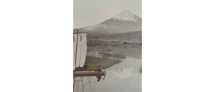 KUSAKABE : [PHOTOGRAPHIE] Le mont Fuji sous la neige ; vue de Numagawa, Tokaido - Edition Originale - Edition-Originale.com