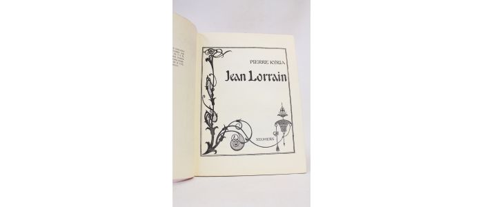 KYRIA : Jean Lorrain - Edition Originale - Edition-Originale.com