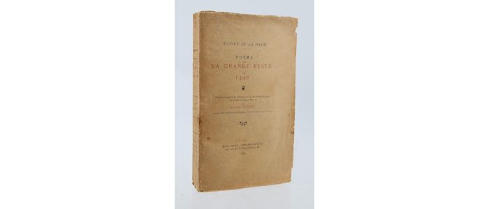 LA HAYE : Poëme de la grande peste de 1348 - Prima edizione - Edition-Originale.com