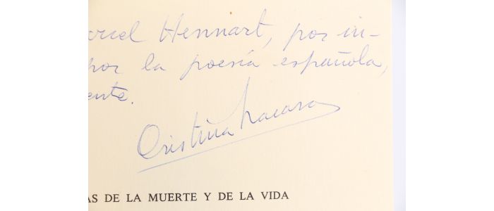 LACASA : Poemas de la Muerte y de la Vida - Libro autografato, Prima edizione - Edition-Originale.com