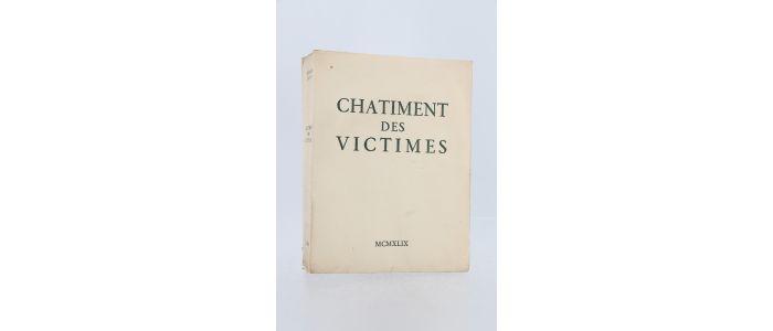 LACOUR : Châtiment des victimes - Signiert, Erste Ausgabe - Edition-Originale.com