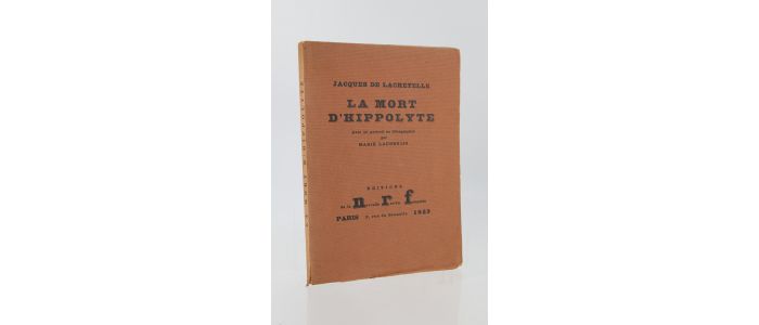 LACRETELLE : La mort d'Hippolyte - First edition - Edition-Originale.com