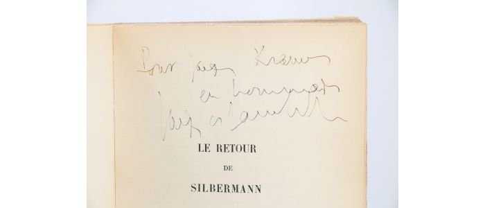 LACRETELLE : Le retour de Silbermann - Libro autografato, Prima edizione - Edition-Originale.com