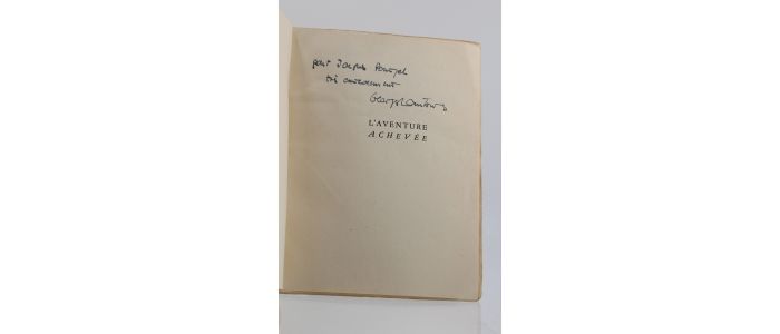 LAMBRICHS : L'aventure achevée - Signiert, Erste Ausgabe - Edition-Originale.com