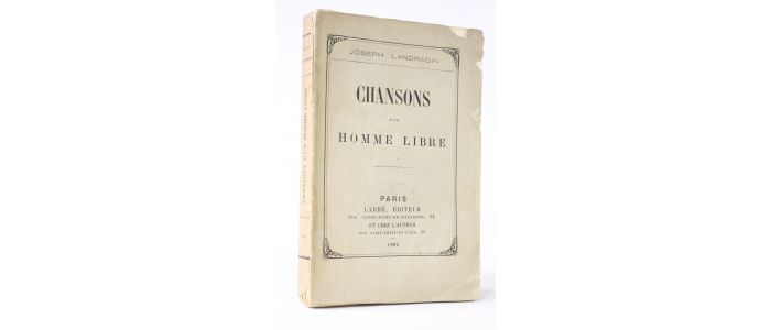 LANDRAGIN : Chansons d'un homme libre - Edition Originale - Edition-Originale.com