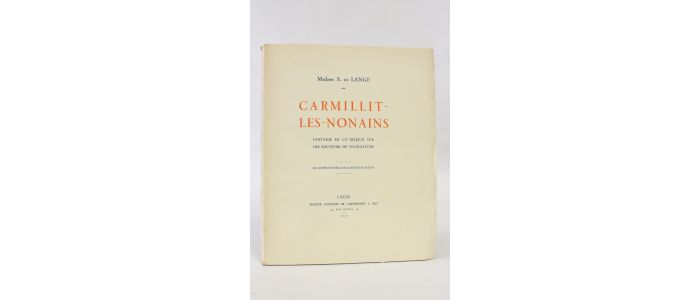 LANGE : Carmillit-les-Nonains, fantaisie en ut majeur sur des souvenirs de villégiature - First edition - Edition-Originale.com