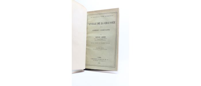 LANSON : Nivelle de La Chaussée et la comédie larmoyante - Prima edizione - Edition-Originale.com