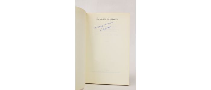 LAPOUGE : Un soldat en déroute - Libro autografato, Prima edizione - Edition-Originale.com