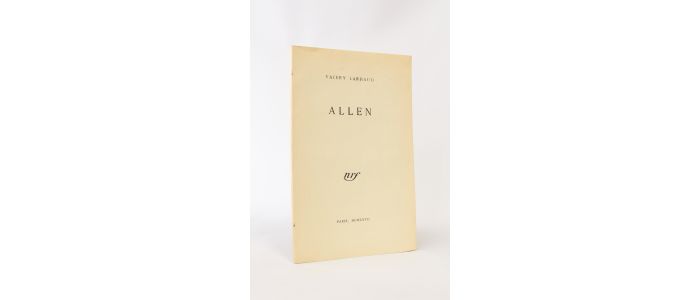 LARBAUD : Allen, première partie - In Nrf N°161 de 1927 - Prima edizione - Edition-Originale.com
