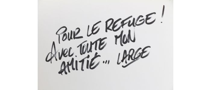 LARGE : Dessins mal élevés - Autographe, Edition Originale - Edition-Originale.com