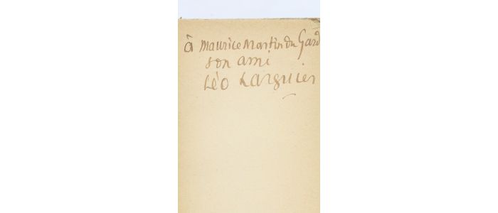 LARGUIER : Alphonse de Lamartine - Libro autografato, Prima edizione - Edition-Originale.com