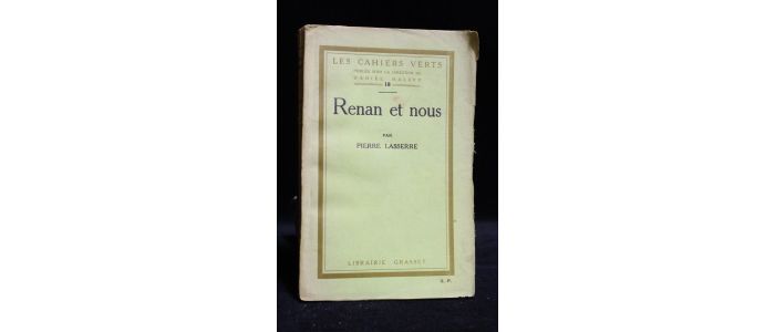 LASSERRE : Renan et nous - Autographe, Edition Originale - Edition-Originale.com