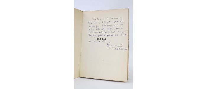 LAUGIER : Mala - Signed book, First edition - Edition-Originale.com