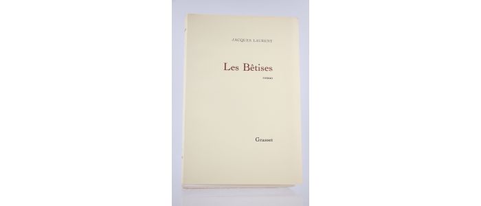 LAURENT : Les Bêtises - First edition - Edition-Originale.com