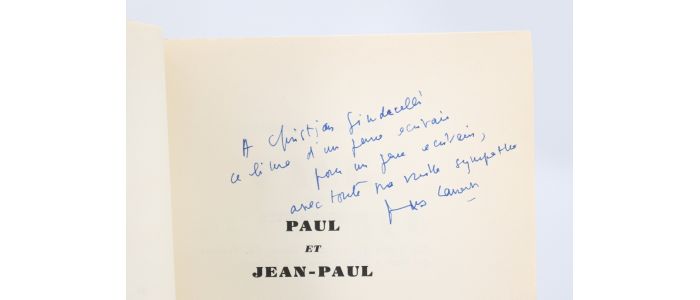 LAURENT : Paul et Jean-Paul - Signed book, First edition - Edition-Originale.com