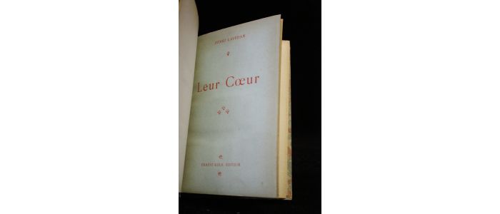 LAVEDAN : Leur coeur - First edition - Edition-Originale.com