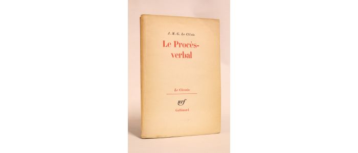 LE CLEZIO : Le procès-verbal - Edition Originale - Edition-Originale.com