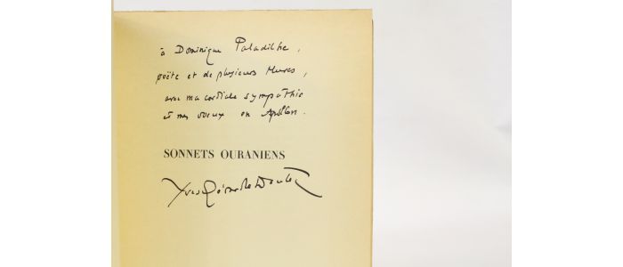 LE DANTEC : Sonnets ouraniens - Signed book, First edition - Edition-Originale.com