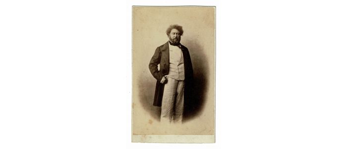 LE GRAY  : Portrait photographique original d'Alexandre Dumas - Edition Originale - Edition-Originale.com