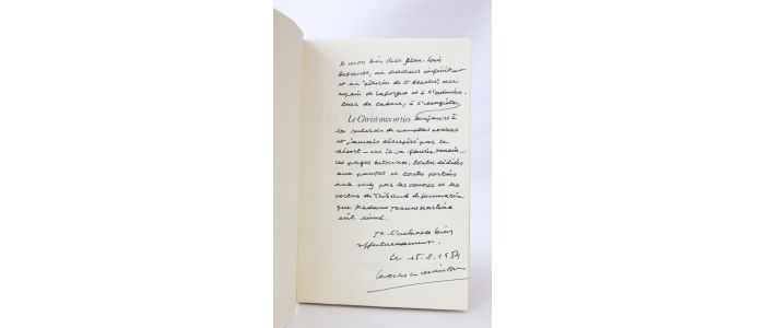 LE QUINTREC : Le Christ aux orties - Signiert, Erste Ausgabe - Edition-Originale.com