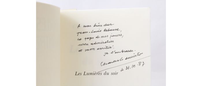 LE QUINTREC : Les lumières du soir. Journal 1980-1985 - Autographe, Edition Originale - Edition-Originale.com