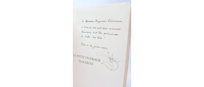 LEAUTAUD : Le petit ouvrage inachevé - Signed book - Edition-Originale.com